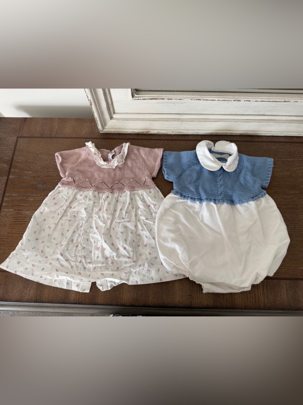 Baby dress and Babble Onsie